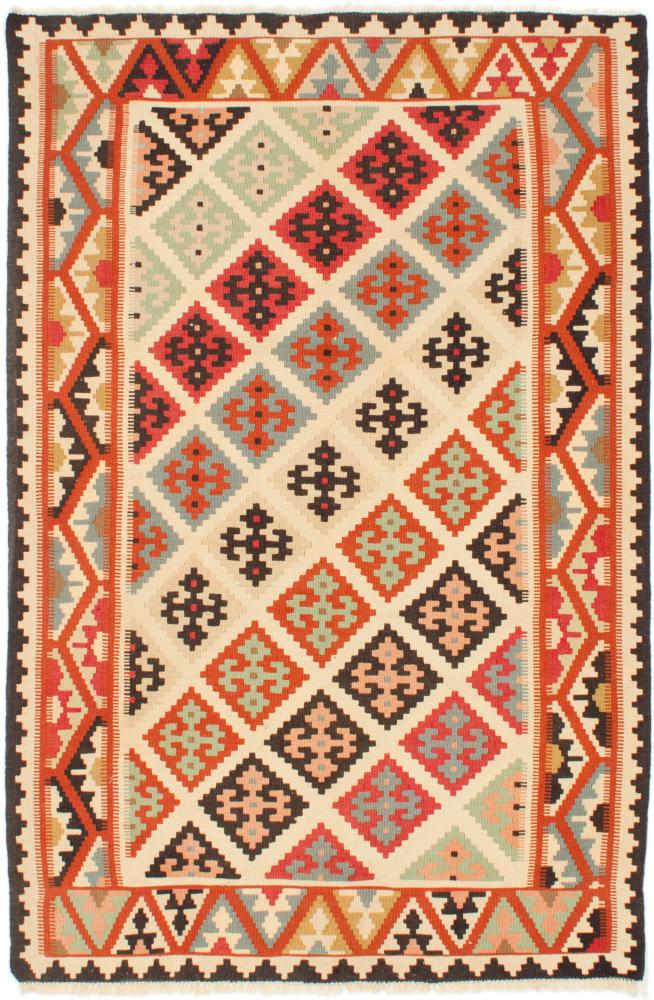 Tapete persa Kilim Fars 189x123 189x123, Tapete persa Tecido à mão