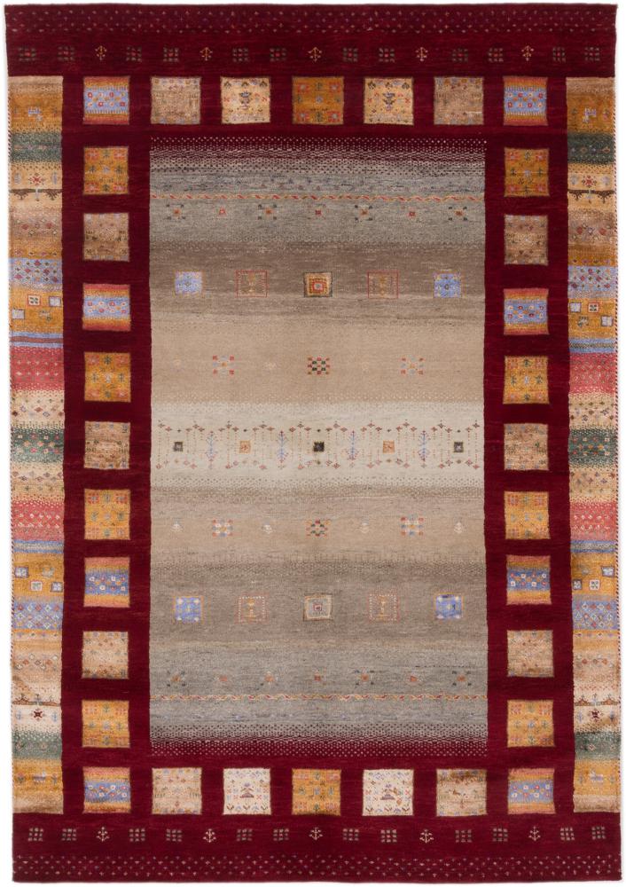 Tapis indien Gabbeh Loribaft 249x175 249x175, Tapis persan Noué à la main