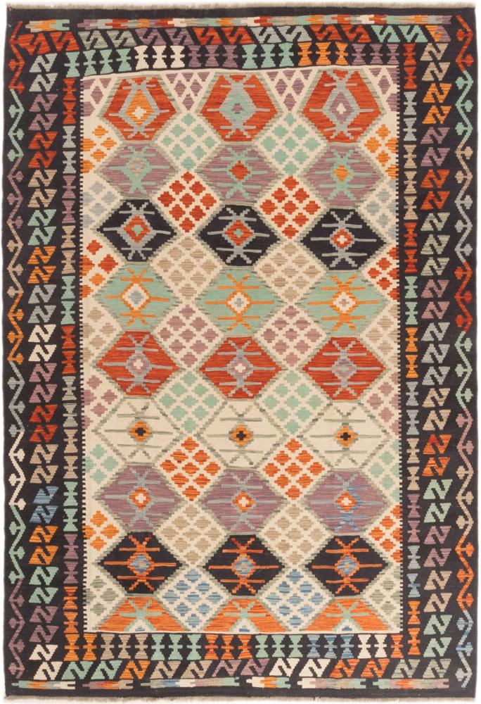 Alfombra afgana Kilim Afghan 292x206 292x206, Alfombra persa Tejido a mano