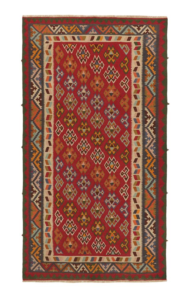 Tapis persan Kilim Fars 291x157 291x157, Tapis persan Tissé à la main