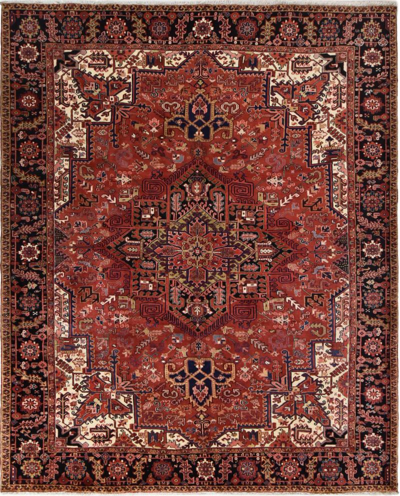 Persian Rug Heriz 371x303 371x303, Persian Rug Knotted by hand