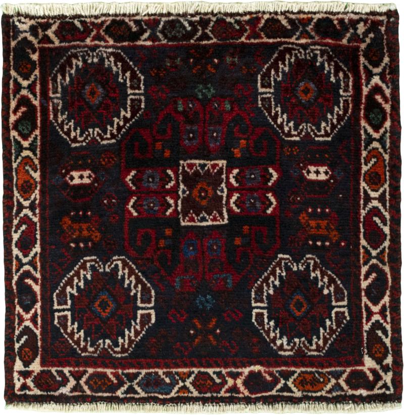 Persian Rug Shiraz 57x59 57x59, Persian Rug Knotted by hand