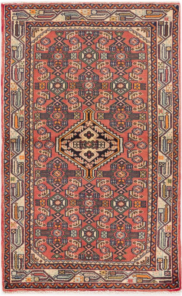 Persian Rug Hamadan 125x78 125x78, Persian Rug Knotted by hand