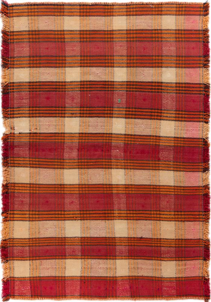 Persisk teppe Kelim Fars Jajim Gammel 126x85 126x85, Persisk teppe Handwoven 