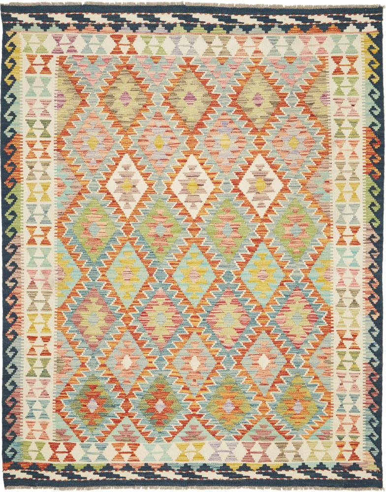 Tapete afegão Kilim Afegão 197x155 197x155, Tapete persa Tecido à mão