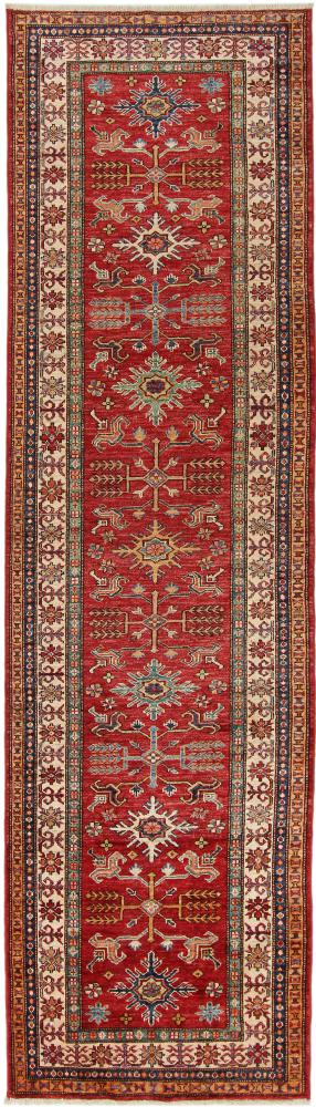 Afghan rug Super Kazak 298x81 298x81, Persian Rug Knotted by hand