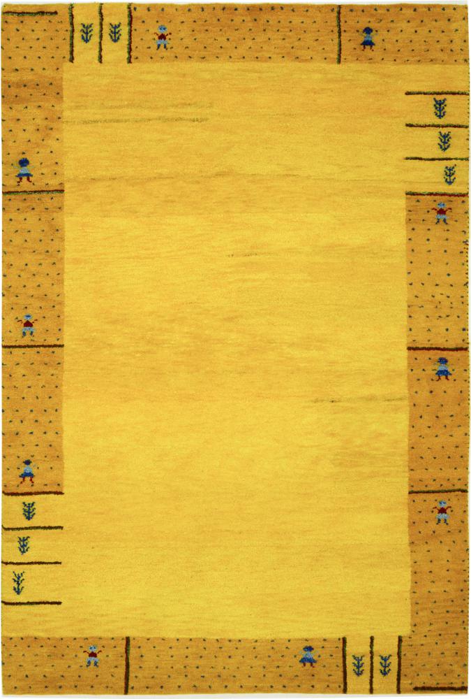 Tapete indiano Gabbeh 201x136 201x136, Tapete persa Atado à mão