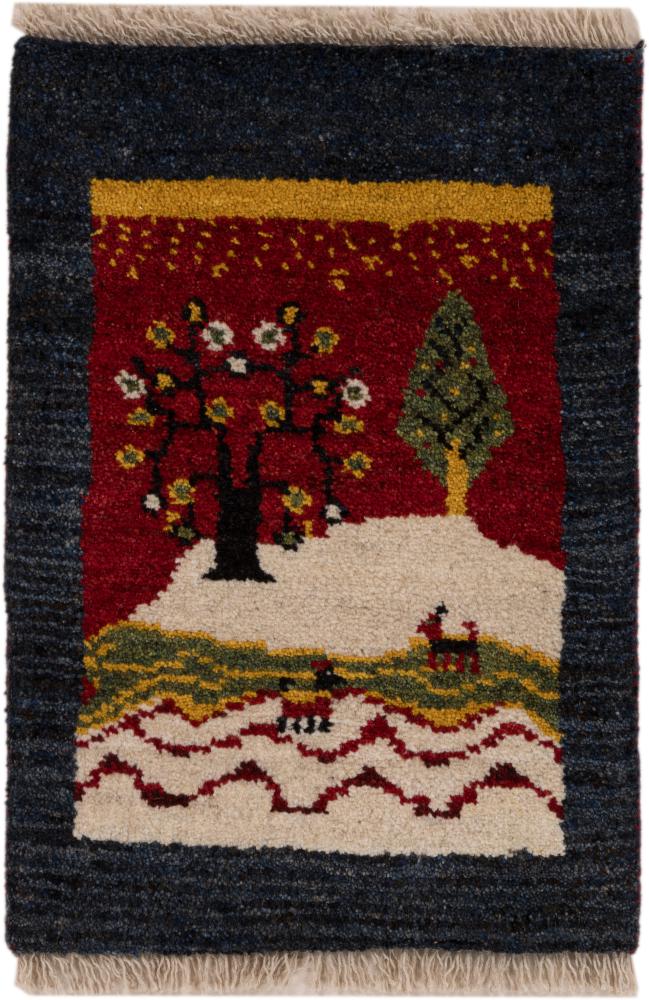 Alfombra persa Persia Gabbeh 59x39 59x39, Alfombra persa Anudado a mano