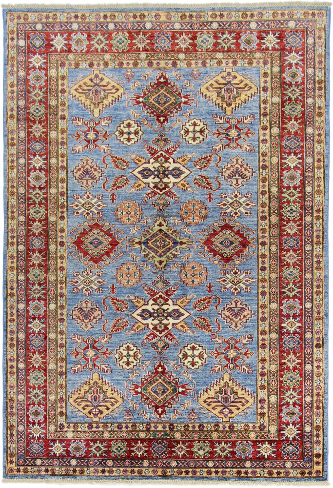 Tapis afghan Super Kazak 247x164 247x164, Tapis persan Noué à la main