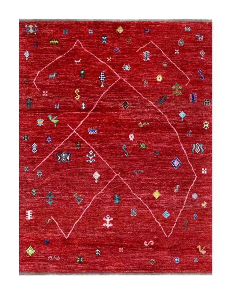 Pakistanilainen matto Berber Ghashghai 238x176 238x176, Persialainen matto Solmittu käsin