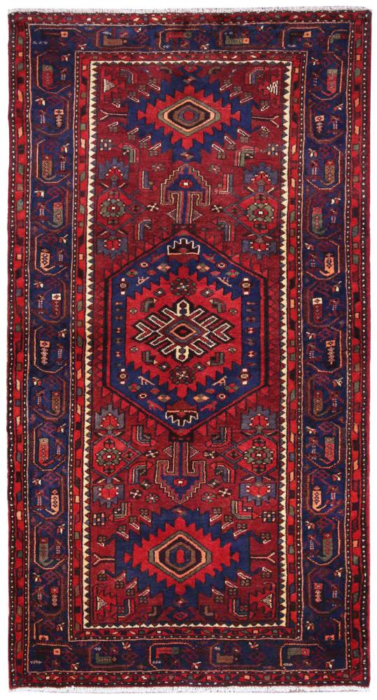 Persisk tæppe Hamadan 239x131 239x131, Persisk tæppe Knyttet i hånden