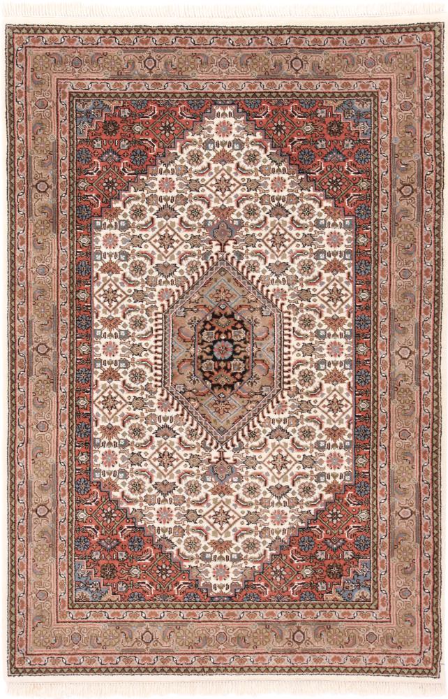 Ινδικό χαλί Indo Bidjar Herati 183x121 183x121, Περσικό χαλί Οι κόμποι έγιναν με το χέρι
