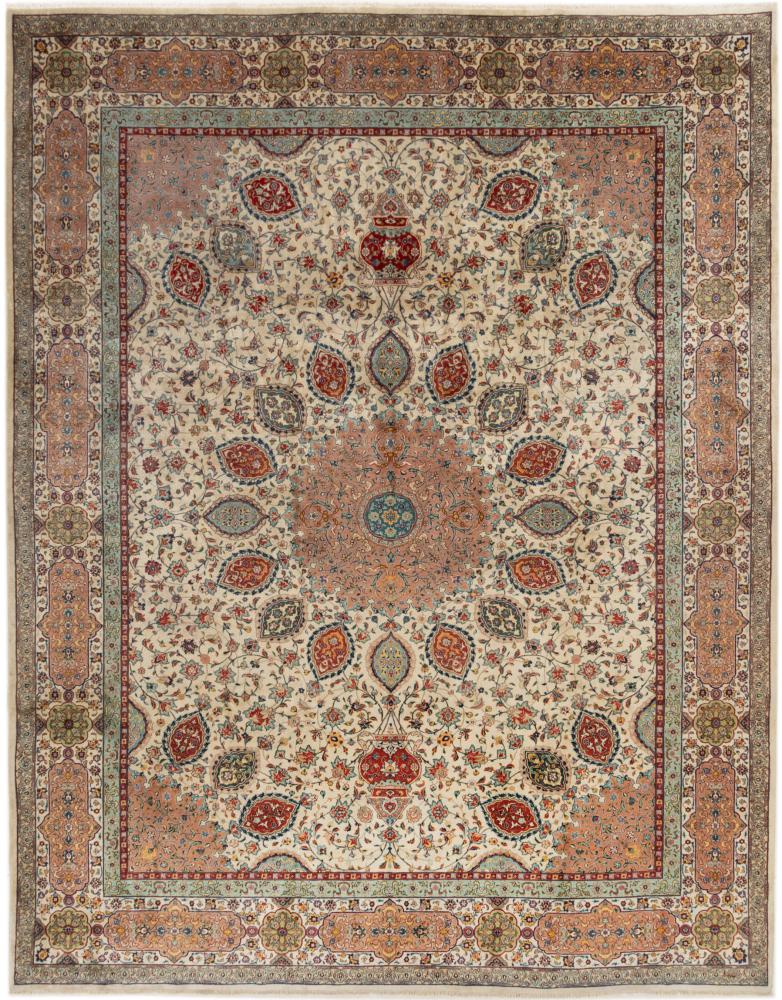 Persian Rug Tabriz 373x299 373x299, Persian Rug Knotted by hand