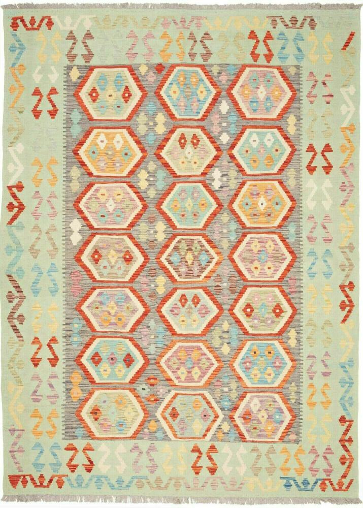 Tapete afegão Kilim Afegão 237x174 237x174, Tapete persa Tecido à mão