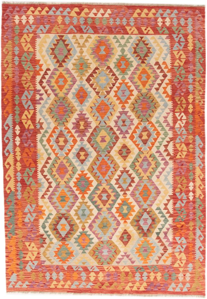 Afghanischer Teppich Kelim Afghan 9'5"x6'7" 9'5"x6'7", Perserteppich Handgewebt