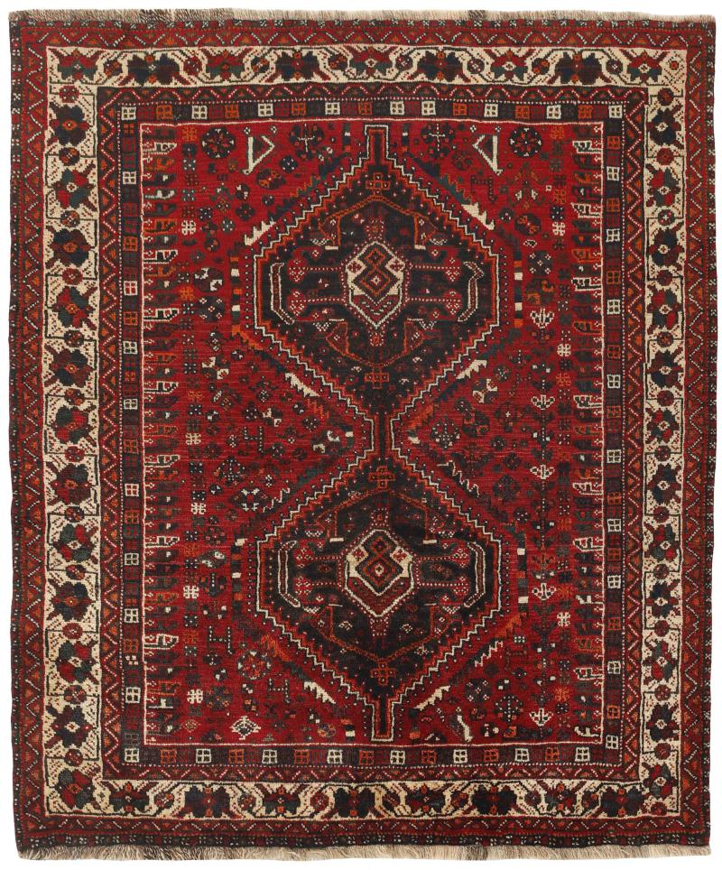 Persian Rug Shiraz 199x163 199x163, Persian Rug Knotted by hand