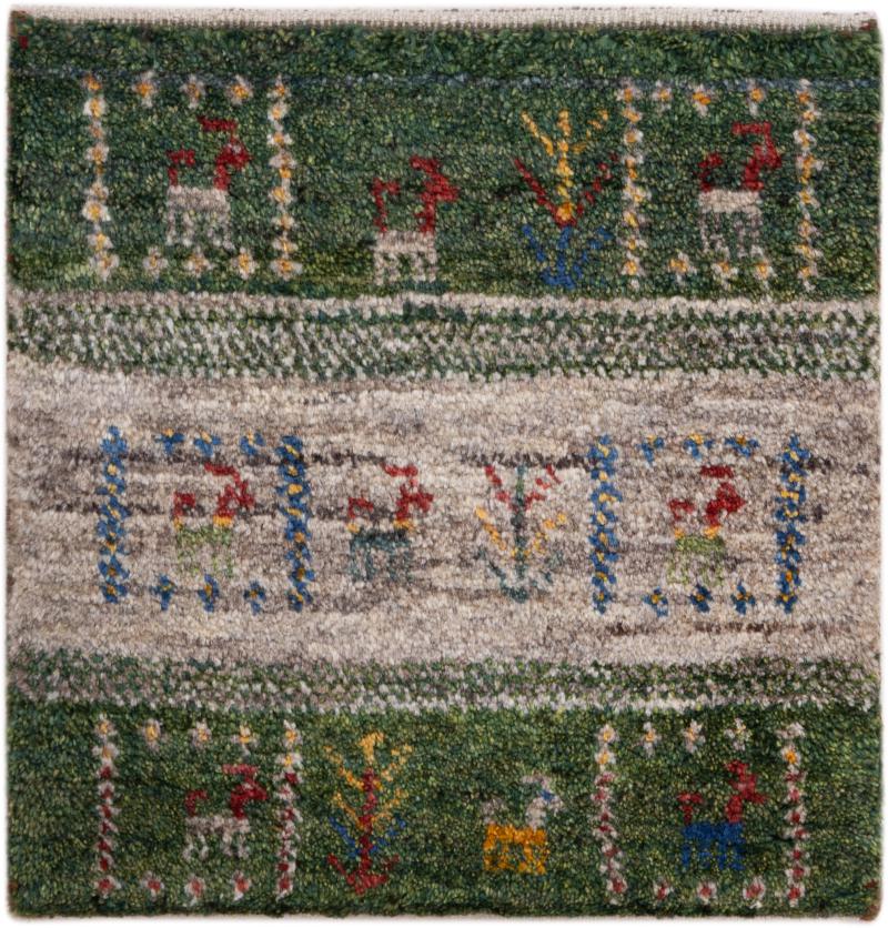 Persialainen matto Gabbeh Zagros 39x41 39x41, Persialainen matto Solmittu käsin