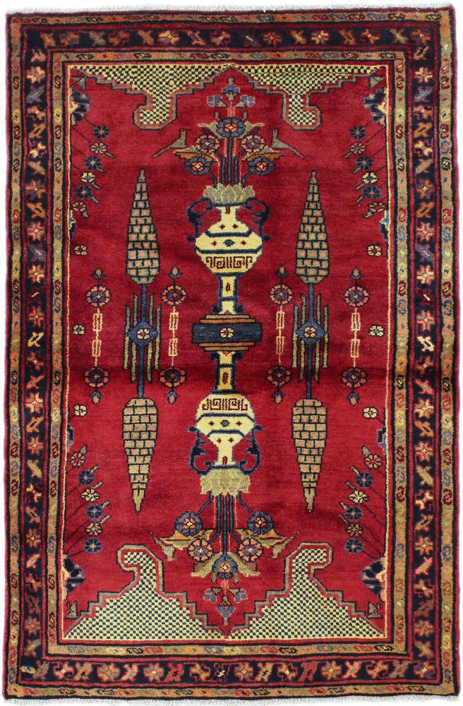 Persisk tæppe Hamadan 159x104 159x104, Persisk tæppe Knyttet i hånden