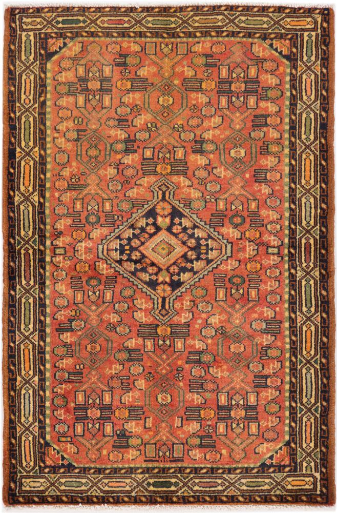 Persian Rug Hamadan 128x84 128x84, Persian Rug Knotted by hand