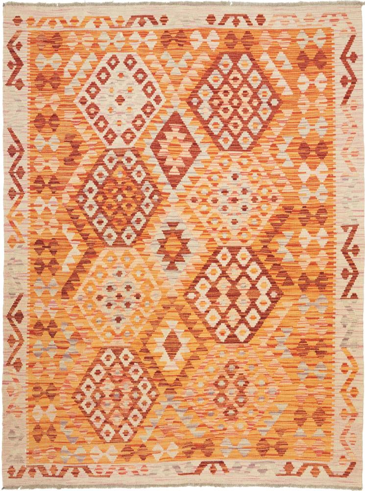 Tapete afegão Kilim Afegão 205x149 205x149, Tapete persa Tecido à mão