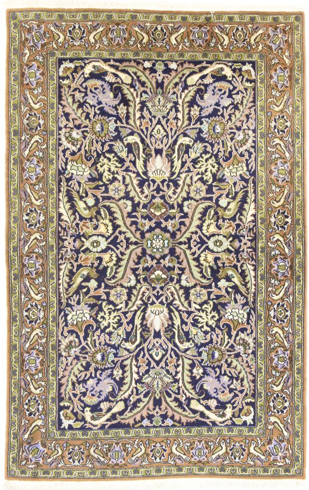 Tapete persa Ghom 159x105 159x105, Tapete persa Atado à mão