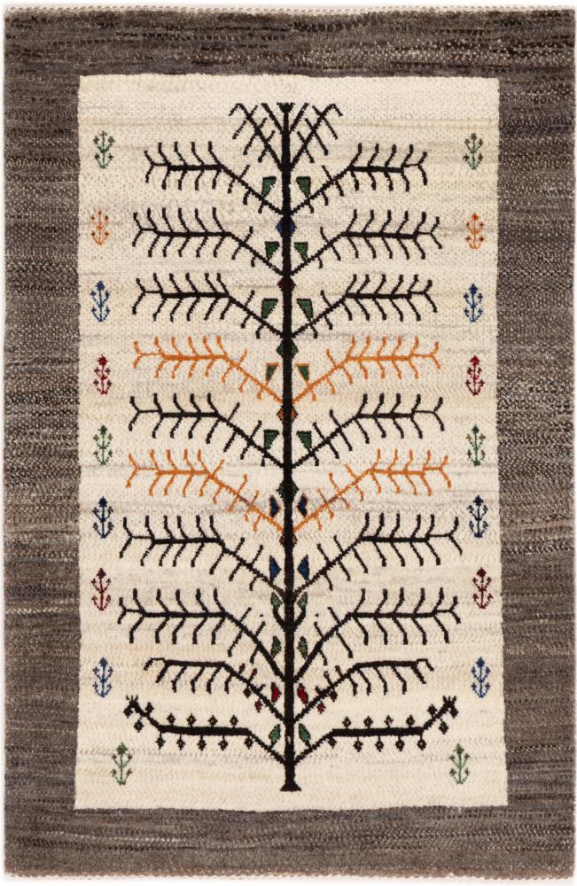 Tapete persa Persa Gabbeh Kashkuli Banafsheh 122x79 122x79, Tapete persa Atado à mão