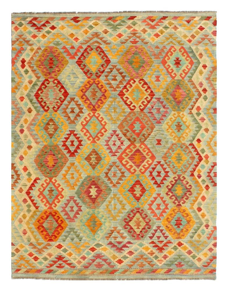 Afghan rug Kilim Afghan 9'7"x6'9" 9'7"x6'9", Persian Rug Woven by hand