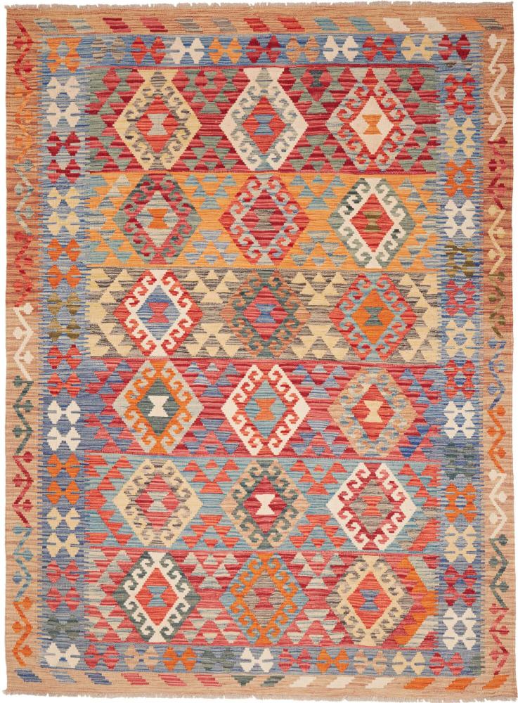 Tapete afegão Kilim Afegão 244x174 244x174, Tapete persa Tecido à mão