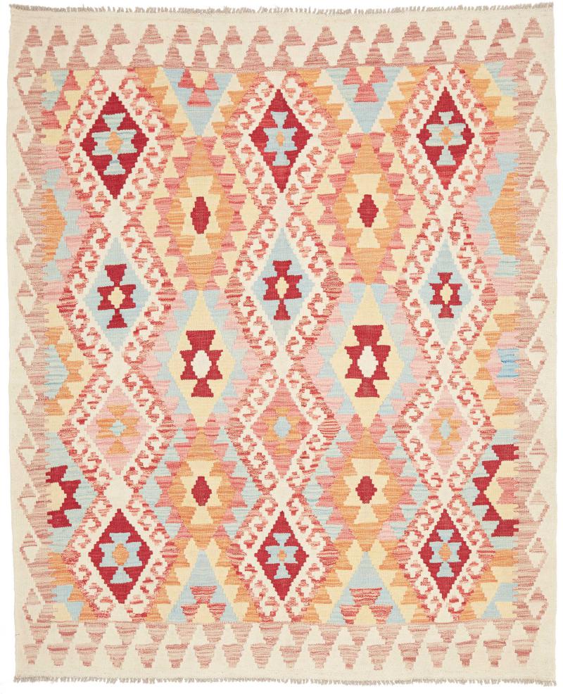 Afghanska mattan Kilim Afghan 198x159 198x159, Persisk matta handvävd 