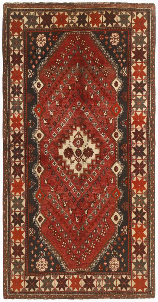 Persian Rug Ghashghai 9'6"x5'0" 9'6"x5'0", Persian Rug Knotted by hand