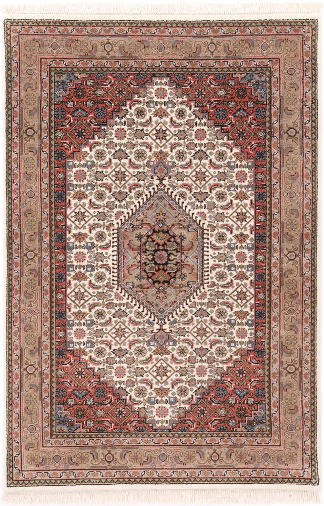 Ινδικό χαλί Indo Bidjar Herati 184x125 184x125, Περσικό χαλί Οι κόμποι έγιναν με το χέρι
