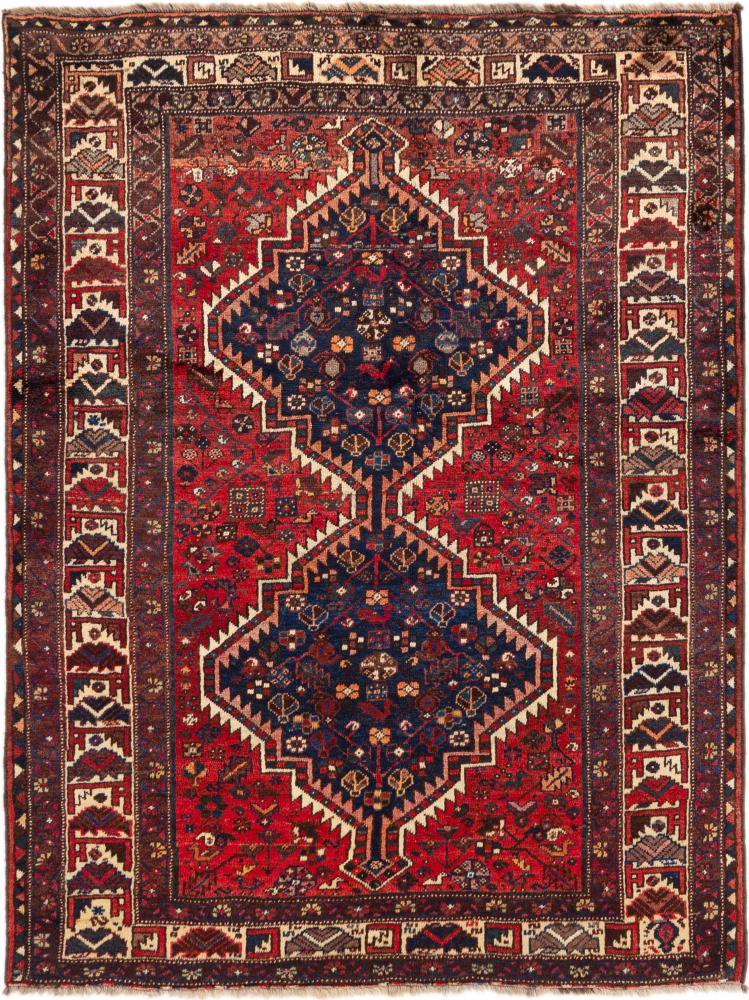 Persisk teppe Ghashghai Limited 185x140 185x140, Persisk teppe Knyttet for hånd