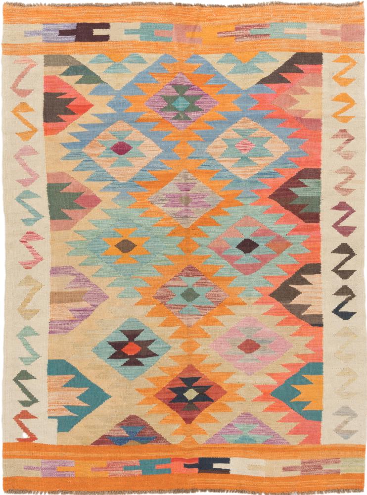 Tapete afegão Kilim Afegão 197x146 197x146, Tapete persa Tecido à mão