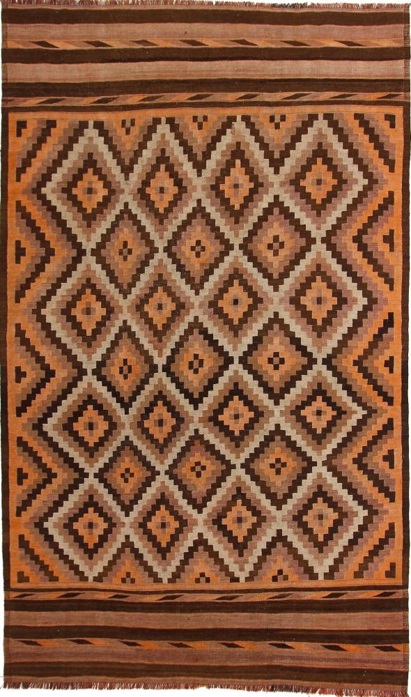 Tapete persa Kilim Fars Azerbaijan Antigo 340x205 340x205, Tapete persa Tecido à mão