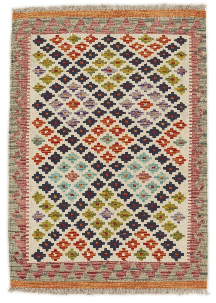 Tapete afegão Kilim Afegão 126x92 126x92, Tapete persa Tecido à mão