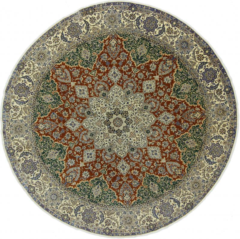 Persian Rug Nain 6La 293x291 293x291, Persian Rug Knotted by hand