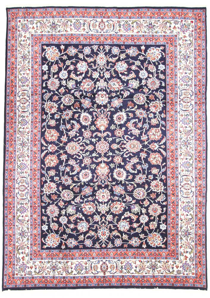 Tapete persa Mashhad 11'3"x8'2" 11'3"x8'2", Tapete persa Atado à mão