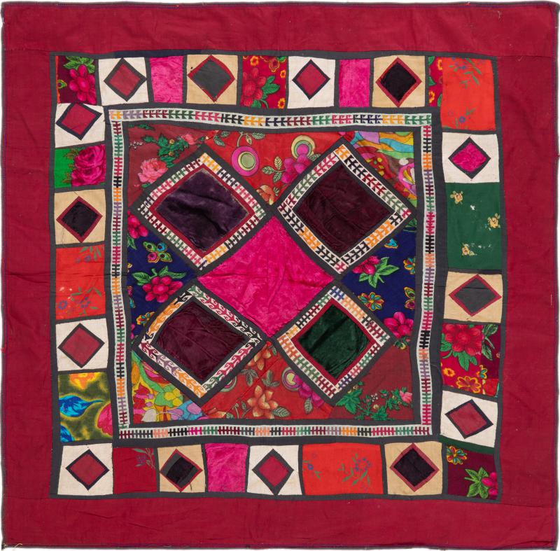 Tappeto persiano Kilim Fars Tuch 90x90 90x90, Tappeto persiano Tessuto a mano