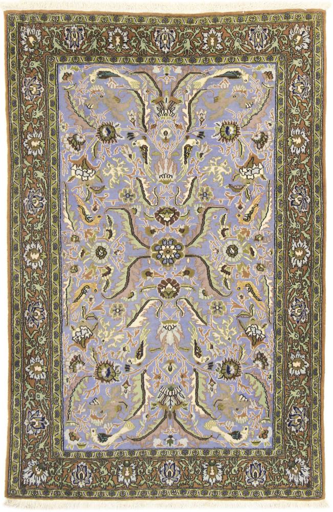 Tapete persa Ghom 157x104 157x104, Tapete persa Atado à mão