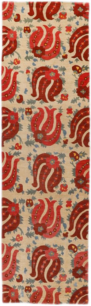 Tapis du Népal Tibet Moderne 301x84 301x84, Tapis persan Noué à la main