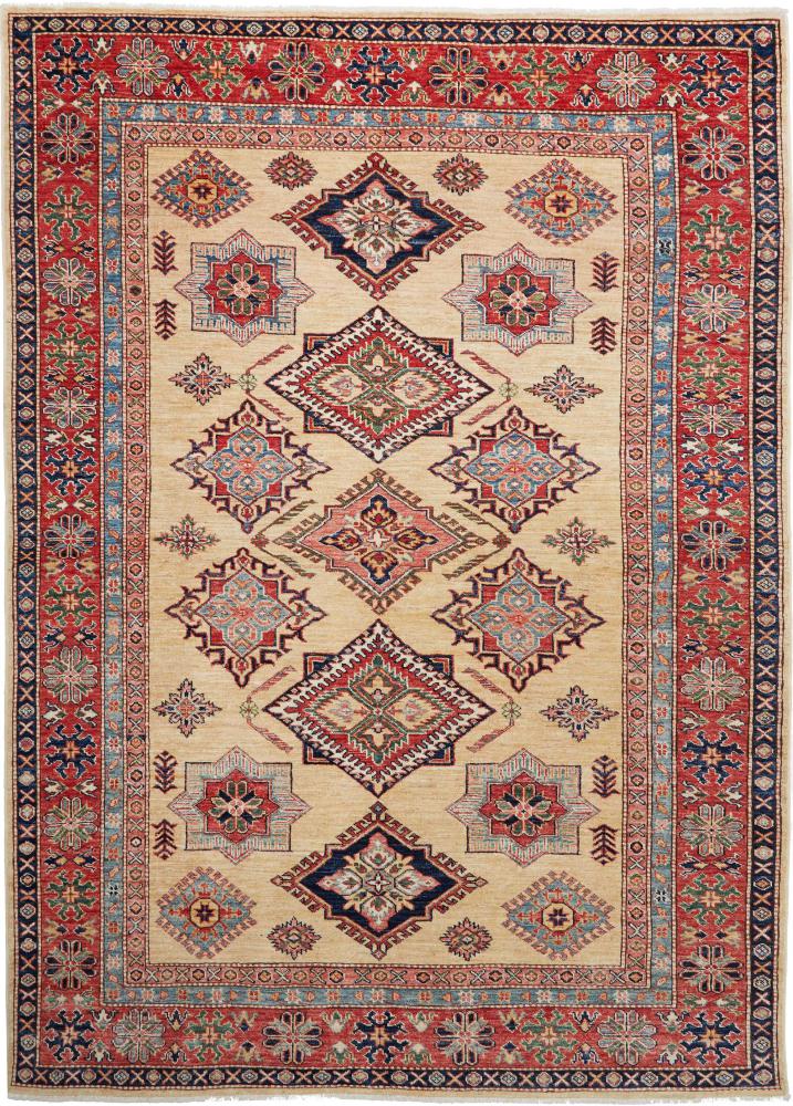 Afghan rug Kazak 234x167 234x167, Persian Rug Knotted by hand