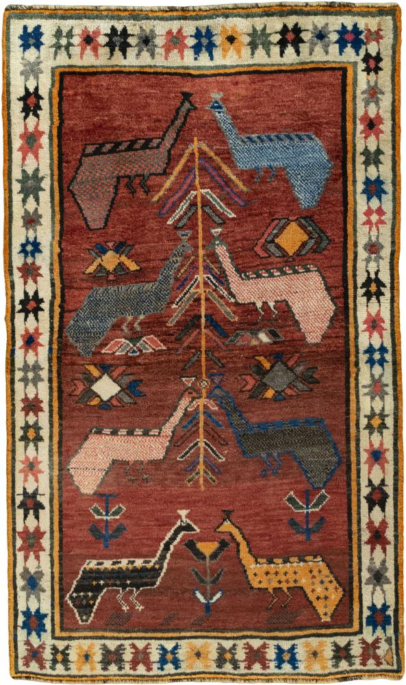 Persialainen matto Persia Gabbeh Ghashghai 188x111 188x111, Persialainen matto Solmittu käsin