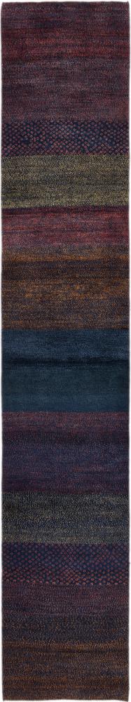 Covor persan Persia Gabbeh Loribaft Z 406x71 406x71, Covor persan Lucrate de mână