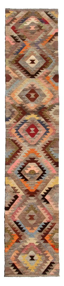 Afghanska mattan Kilim Afghan Heritage 384x80 384x80, Persisk matta handvävd 