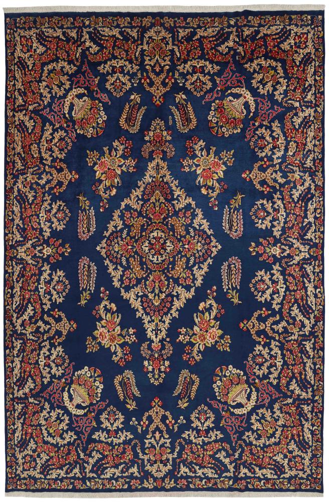 Tapis persan Kerman 447x291 447x291, Tapis persan Noué à la main