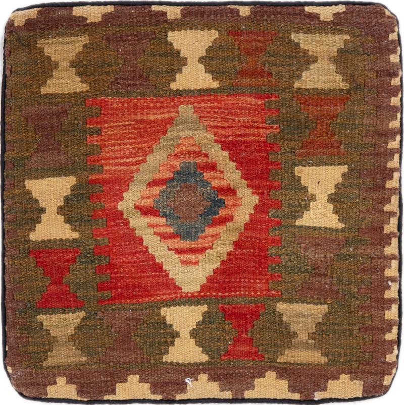 Αφγανικό χαλί Κιλίμ Afghan Μαξιλαροθήκη 42x42 42x42, Περσικό χαλί Χειροποίητη ύφανση