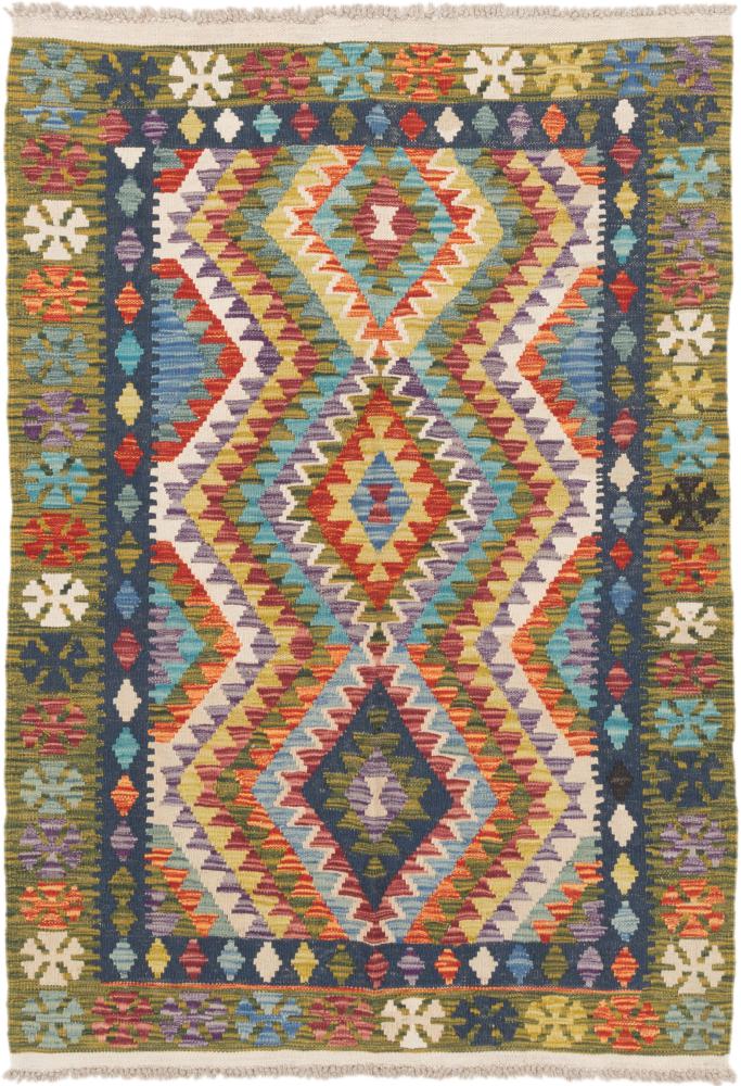 Tapete afegão Kilim Afegão 152x105 152x105, Tapete persa Tecido à mão