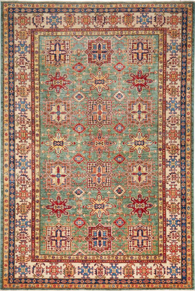 Afghansk teppe Kazak 305x208 305x208, Persisk teppe Knyttet for hånd
