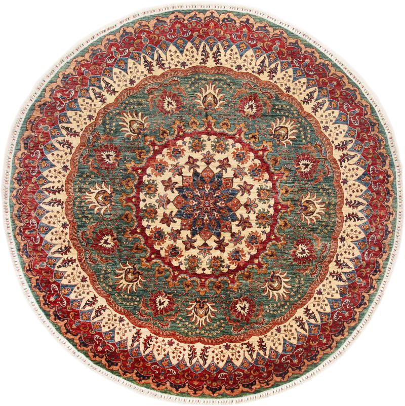 Afghaans tapijt Arijana Klassik 271x273 271x273, Perzisch tapijt Handgeknoopte