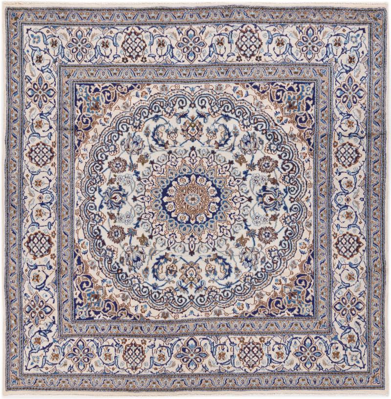 Persian Rug Nain 9La 202x198 202x198, Persian Rug Knotted by hand